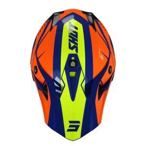 Casque SHOT 2025 PULSE REVENGE Bleu Orange Glossy
