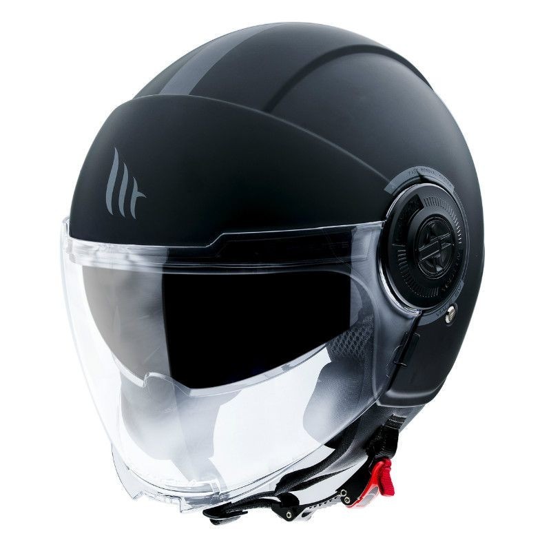 Casque MT VIALE SV S Uni Noir Mat