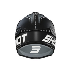 Casque cross Shot 2022 Lite Prism - Noir Blanc Mat