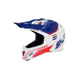 Casque SHOT 2025 Lite Fury Bleu Rouge