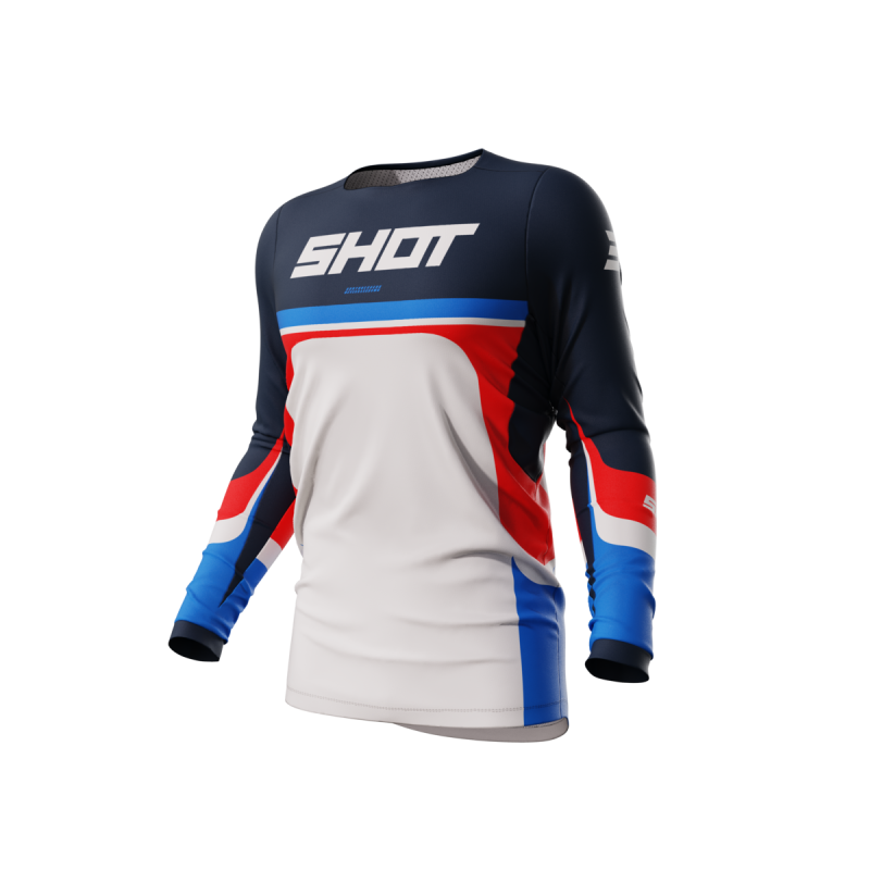 Maillot SHOT 2024 Contact Legend Bleu Maillot SHOT 2024 Contact Legend Bleu