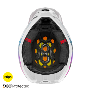 Casque SHOT 2026 Lite Racing Blanc Rose Satin