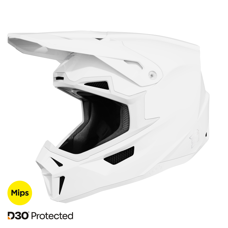 Casque SHOT 2026 Lite Solide Blanc Brillant