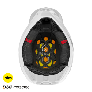 Casque cross Shot Lite Solide 2026 - Blanc Brillant