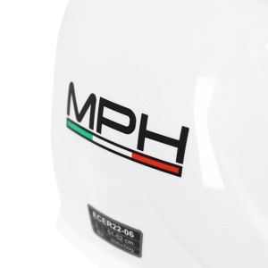 Casque MPH enfant PLAY Uni Blanc Brillant