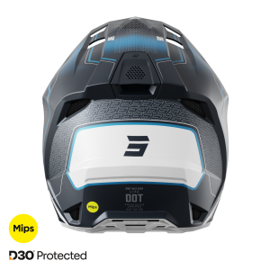 Casque SHOT 2026 Lite Challenger Bleu Mat