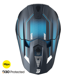 Casque SHOT 2026 Lite Challenger Bleu Mat