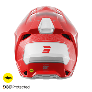 Casque SHOT 2026 Lite Challenger Rouge Satin