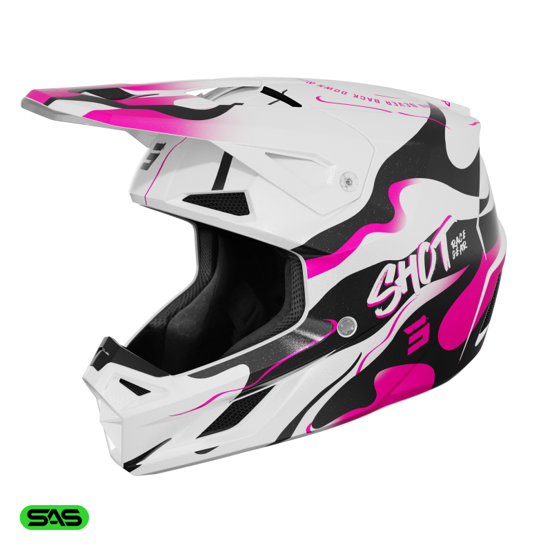 Casque SHOT 2026 Speed Beast Rose Satin