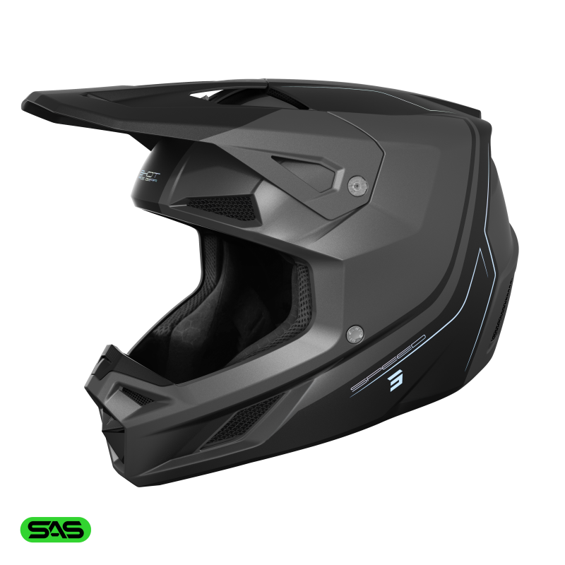 Casque SHOT 2026 Speed Fury Gris Mat