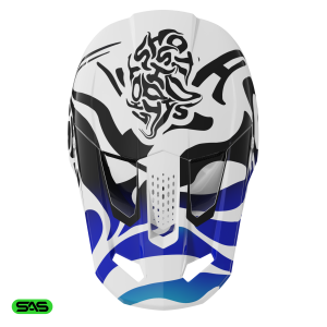 Casque cross Shot Speed Ghost 2026 - Bleu Brillant