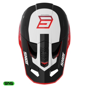 Casque SHOT 2026 Speed Hybrid Rouge Brillant