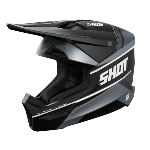 Casque cross Shot Furious Dust 2026 - Noir Mat