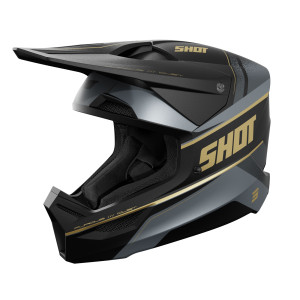 Casque cross Shot Furious Dust 2026 - Or Mat