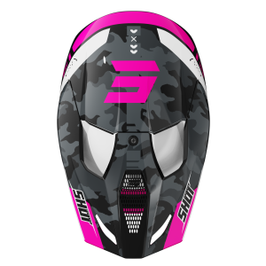Casque SHOT 2026 Furious Flash Rose Brillant
