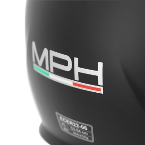 Casque MPH enfant PLAY Uni Noir Mat