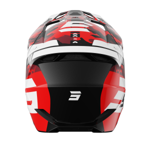 Casque cross Shot Furious Flash 2026 - Rouge Brillant