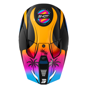 Casque SHOT 2026 Furious Miami Orange Brillant