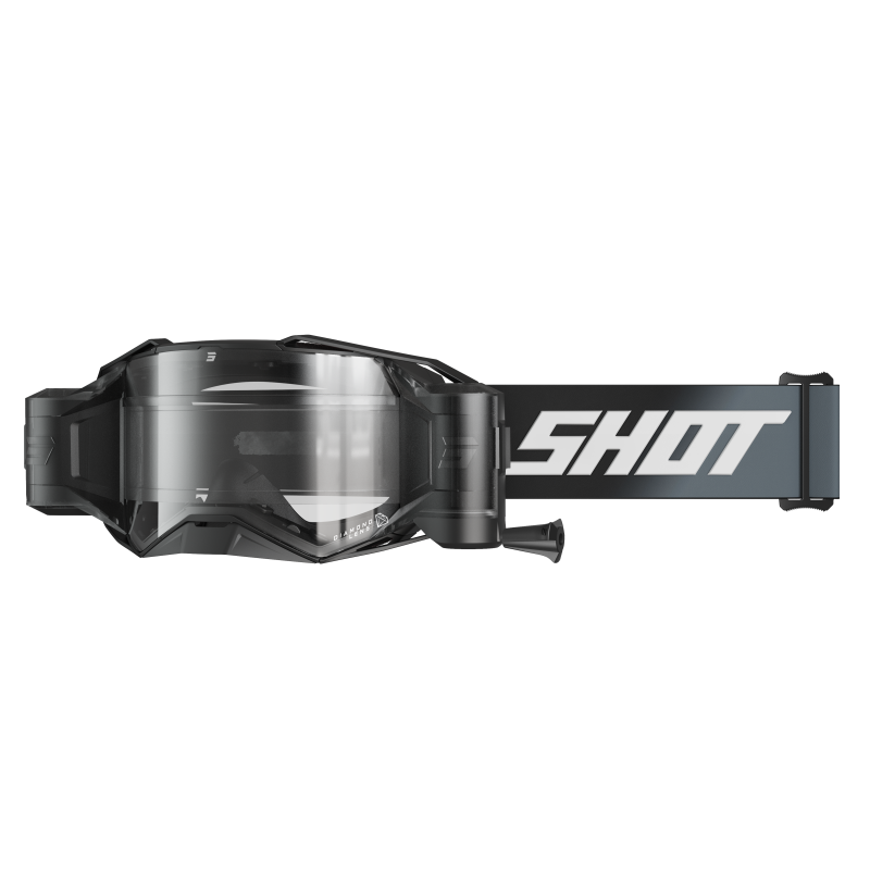 Lunettes SHOT 2026 Lite Roll Off Solid Black Mat