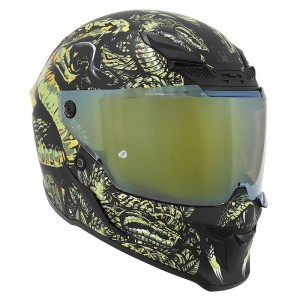 Casque MPH BLADE COBRA Noir Mat Or