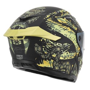 Casque MPH BLADE COBRA Noir Mat Or