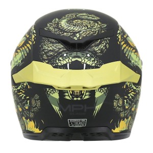 Casque MPH BLADE COBRA Noir Mat Or