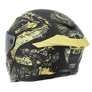 Casque MPH BLADE COBRA Noir Mat Or
