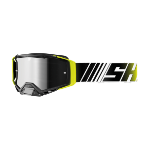 Lunettes SHOT 2026 Core Stripe Jaune Fluo Brillant