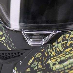 Casque MPH BLADE COBRA Noir Mat Or