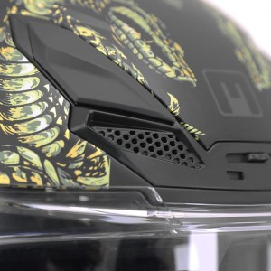 Casque MPH BLADE COBRA Noir Mat Or