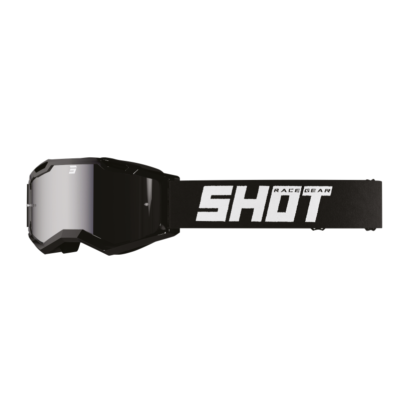Lunettes SHOT 2026 Assault 2.0 Solid Iridium Noir Brillant
