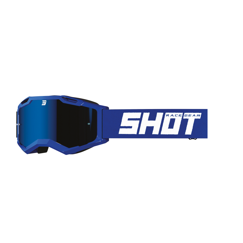 Lunettes SHOT 2026 Assault 2.0 Solid Iridium Bleu Brillant
