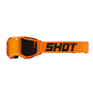 Lunettes SHOT 2026 Assault 2.0 Solid Iridium Orange Fluo Brillant