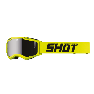 Lunettes SHOT 2026 Assault 2.0 Solid Iridium Jaune Fluo Brillant