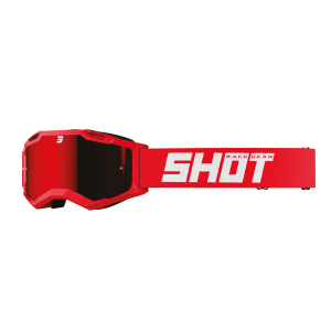 Lunettes SHOT 2026 Assault 2.0 Solid Iridium Rouge Brillant