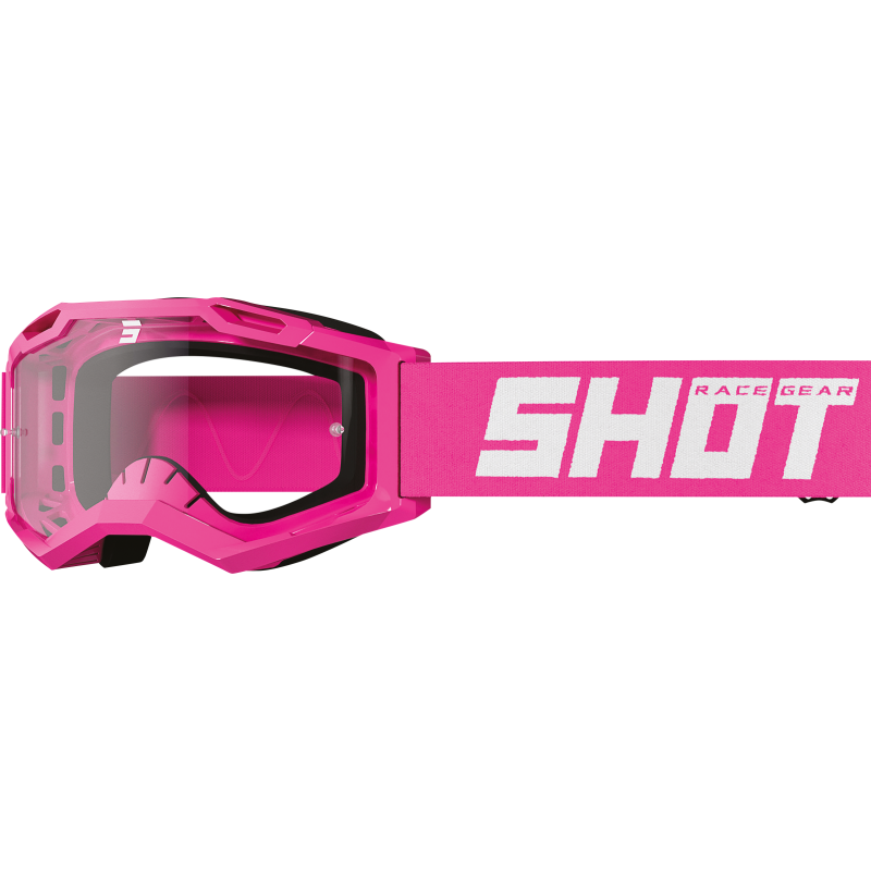 Lunettes SHOT 2026 Assault 2.0 Solid Rose Fluo Brillant