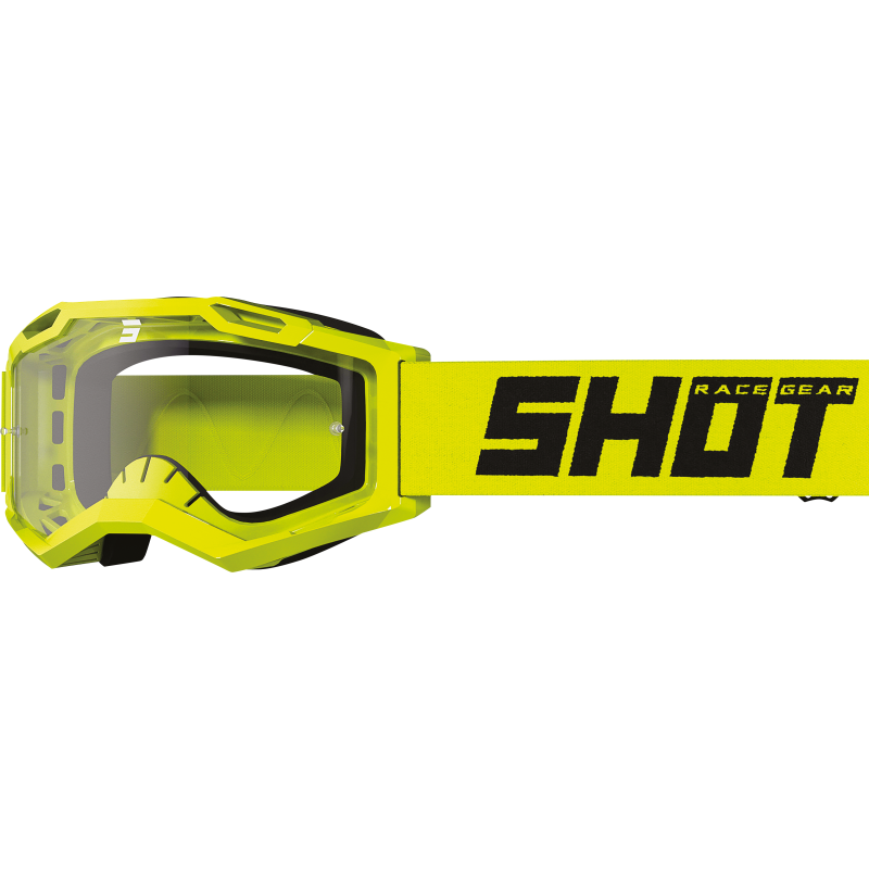 Lunettes SHOT 2026 Assault 2.0 Solid Jaune Fluo Brillant