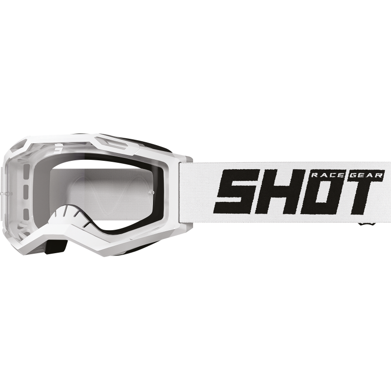 Lunettes SHOT 2026 Assault 2.0 Solid Blanc Brillant