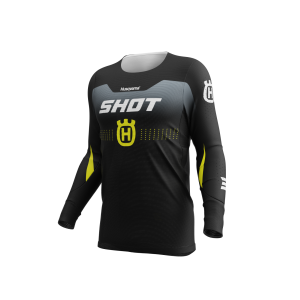 Maillot SHOT 2026 Aerolite HVA 26 Noir Gris