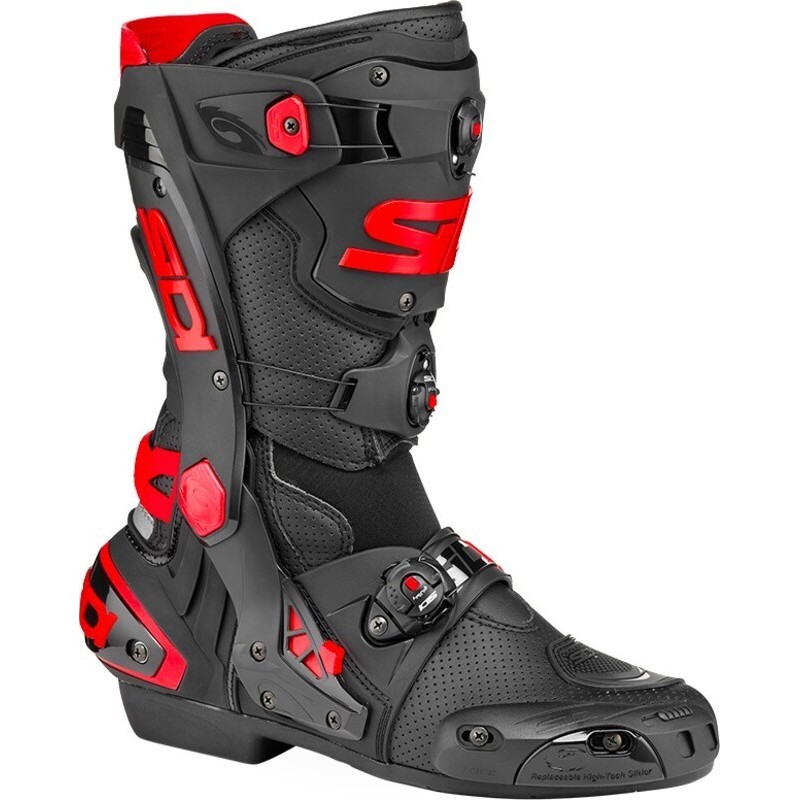 Bottes SIDI Rex Air Noir Rouge Bottes SIDI Rex Air Noir Rouge