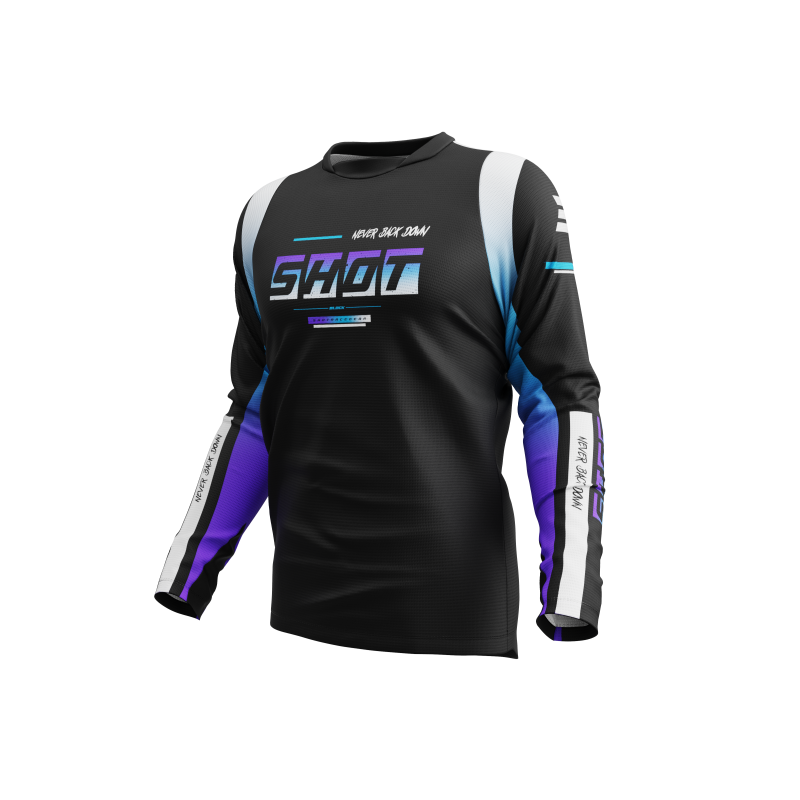 Maillot SHOT 2026 Devo Block Violet Maillot SHOT 2026 Devo Block Violet