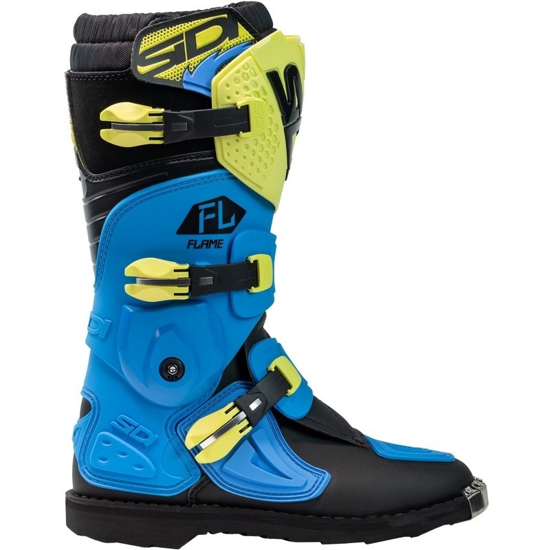 Bottes enfant SIDI Flame Bleu Jaune