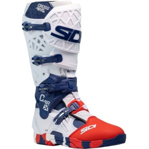 Bottes SIDI Crossair X Blanc Navy Rouge