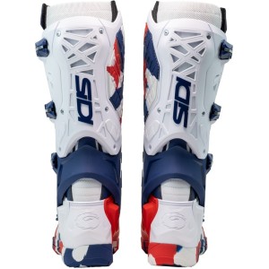 Bottes SIDI Crossair X Blanc Navy Rouge