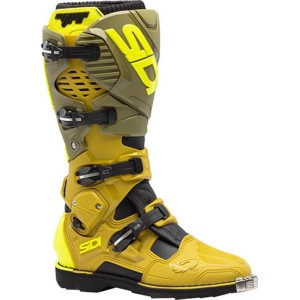 Bottes SIDI Crossfire 3 Vert Olive Jaune Bottes SIDI Crossfire 3 Vert Olive Jaune