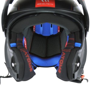 Casque modulable MT ATOM 2SV BAST Noir Gris Mat