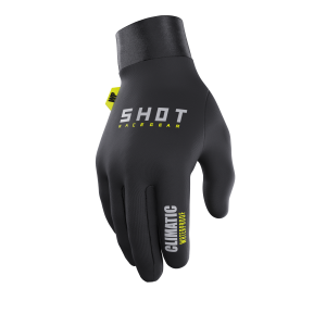 Gants SHOT 2026 Climatic Noir Jaune Fluo