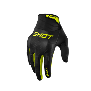 Gants SHOT 2026 Drift Onyx Jaune Fluo