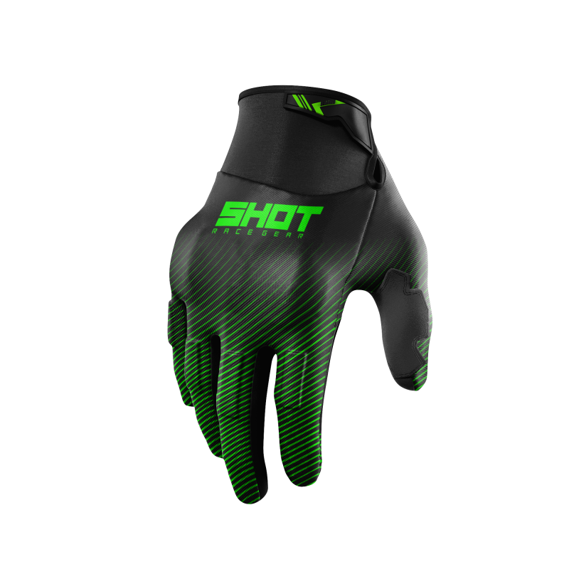 Gants SHOT 2026 Drift Rim Vert Gants SHOT 2026 Drift Rim Vert