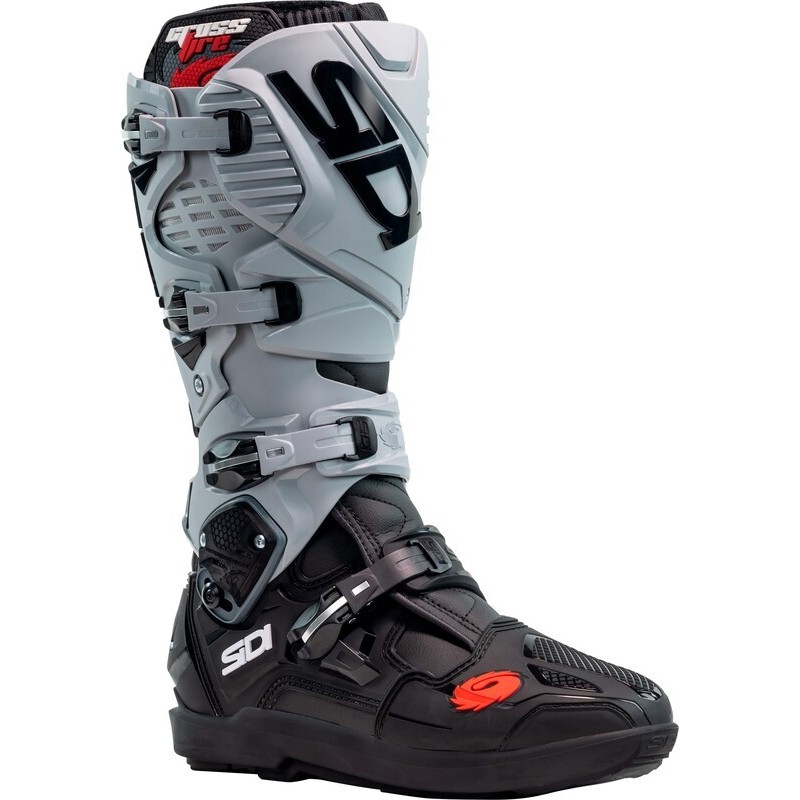 Bottes SIDI Crossfire 3 SRS Gris Noir Bottes SIDI Crossfire 3 SRS Gris Noir
